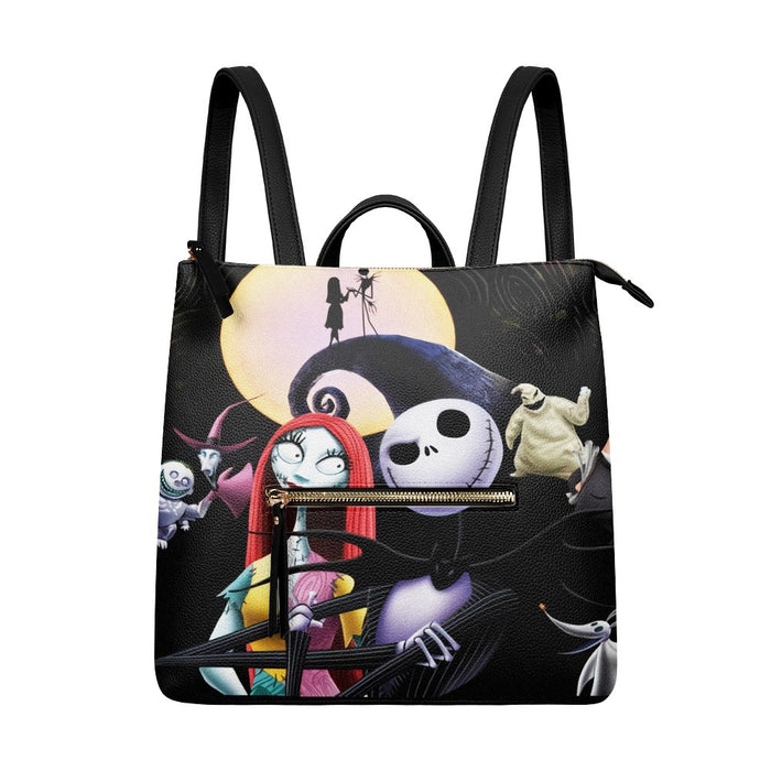 Wholesale Backpack PU Cartoon Printed Zipper Backpack (M) JDC-BP-Xinp001