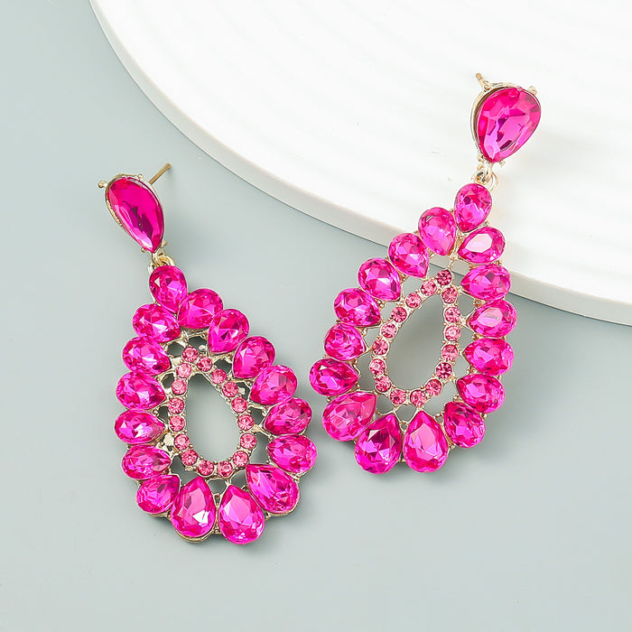 Jewelry WholesaleWholesale Alloy Acrylic Diamond Drop Earrings JDC-ES-JL1008 Earrings 氿乐 %variant_option1% %variant_option2% %variant_option3%  Factory Price JoyasDeChina Joyas De China