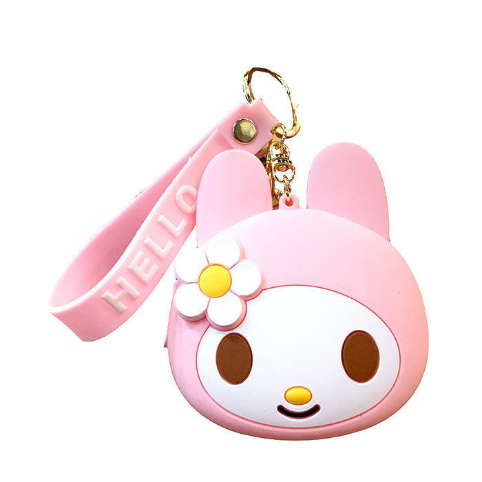 Wholesale Cartoon Silicone Coin Purse Keychain (M) JDC-KC-JCai010