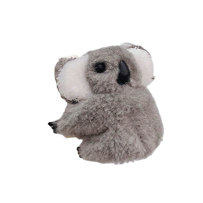 Wholesale Hair Clips Plush Alloy Cute Koala JDC-HC-WeiY004