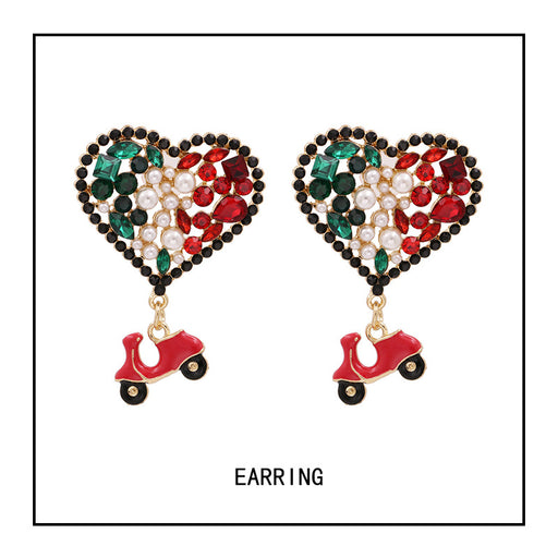 Jewelry WholesaleWholesale heart alloy earrings JDC-ES-LIUM032 Earrings 榴芒 %variant_option1% %variant_option2% %variant_option3%  Factory Price JoyasDeChina Joyas De China