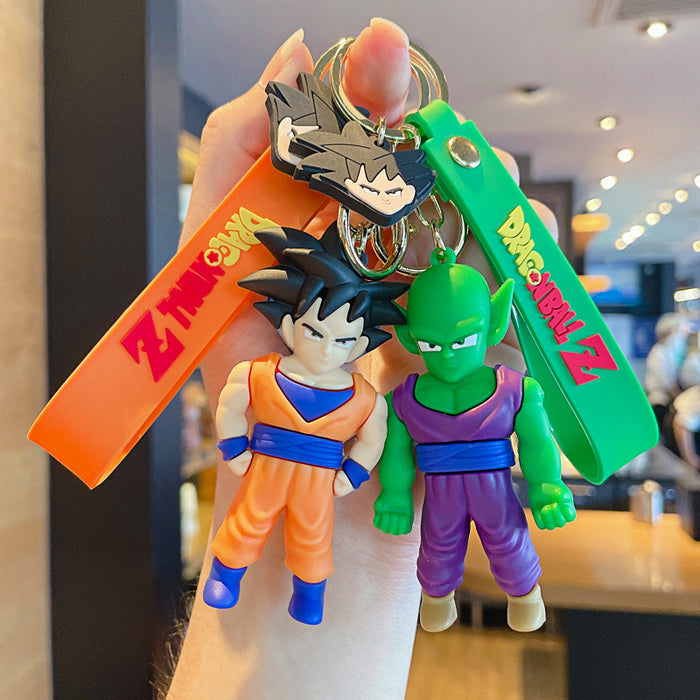 Wholesale Keychains For Backpacks Keychain Cute Goku PVC Epoxy Doll JDC-KC-JG237