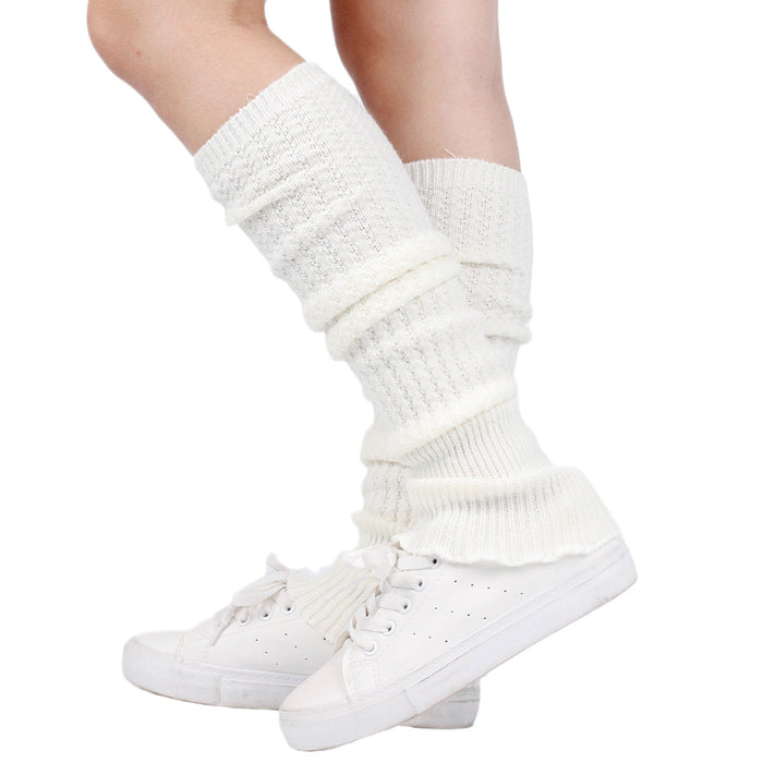 Wholesale Sock Acrylic Cotton Wool Socks Leg Covers Pile Socks Solid Color MOQ≥2 JDC-SK-XQ025