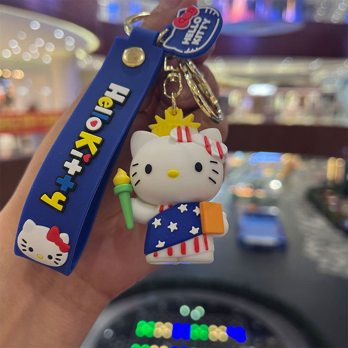 Wholesale Keychains PVC Metal Cute Cartoon (M) MOQ≥2 JDC-KC-MiaoY016