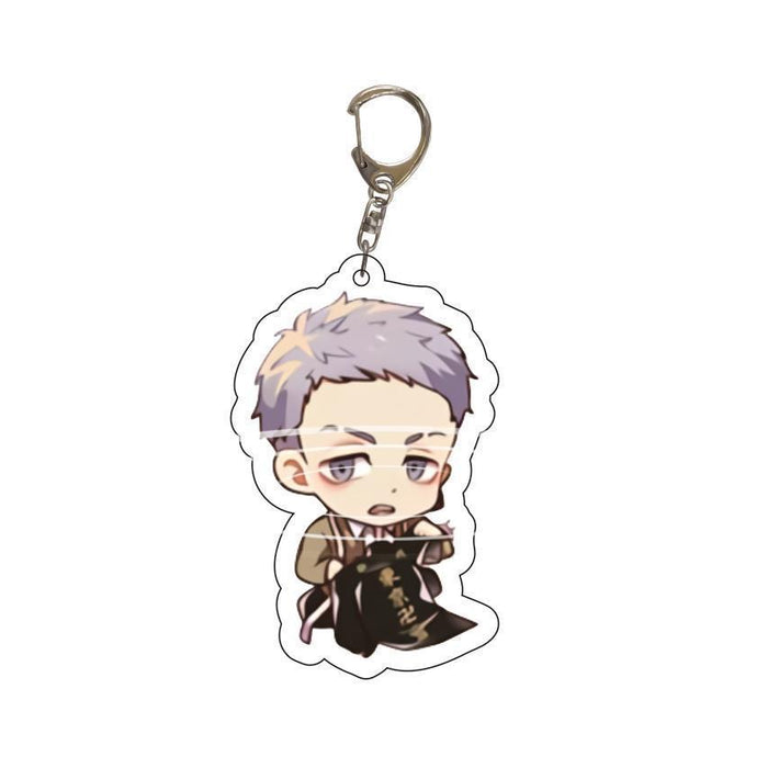 Wholesale pendant cute acrylic keychain JDC-KC-XCai004