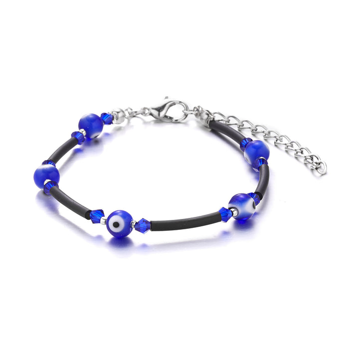 Wholesale Blue Eyes Rice Beaded Bracelet JDC-BT-YingH007