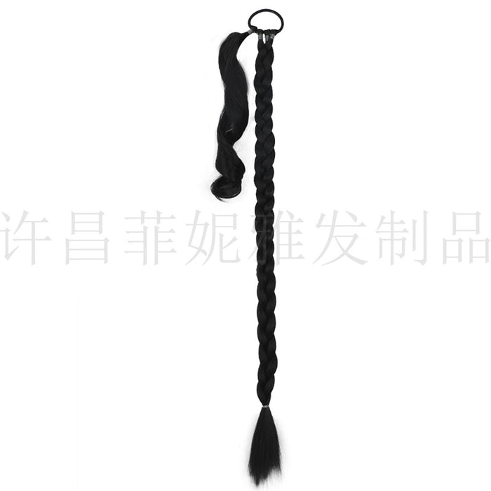 Wholesale Wigs high temperature silk can not be dyed twist ponytail MOQ≥3 JDC-WS-FNY003