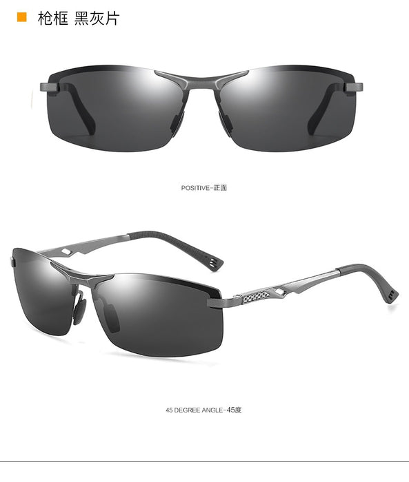 Wholesale polarized photochromic aluminum magnesium sunglasses JDC-SG-JunL004