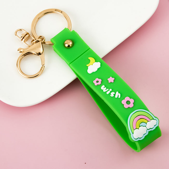 Wholesale Keychains PVC Hardware Cute Lanyard MOQ≥10 JDC-KC-JiK012