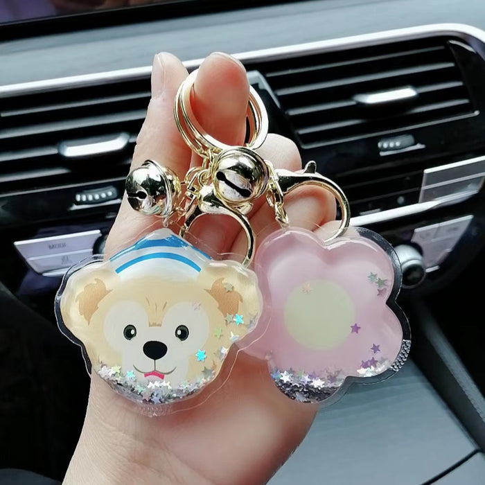 Wholesale cartoon quicksand oil bag keychain delicate tpu soft glue (M) JDC-KC-JFang005