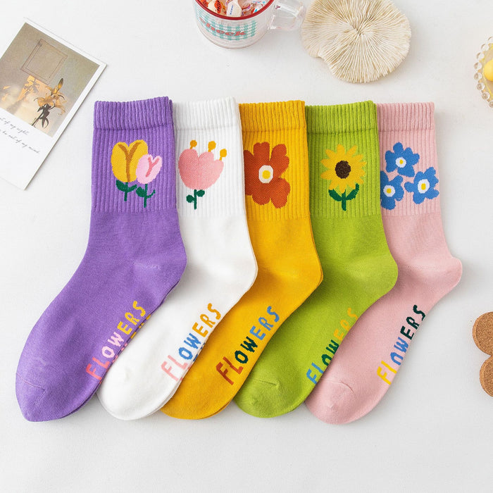 Wholesale socks combed tight siro spinning cotton socks childlike cartoon head JDC-SK-MianZu002