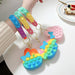 Jewelry WholesaleWholesale Mini Bow Key Chain bubble wristband fingertip toys JDC-FT-XuYe013 fidgets toy 旭业 %variant_option1% %variant_option2% %variant_option3%  Factory Price JoyasDeChina Joyas De China