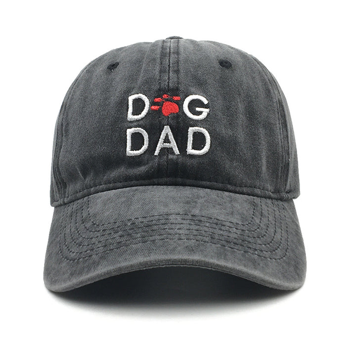 Wholesale Dog Dad Embroidered Cotton Baseball Cap JDC-FH-AXing005