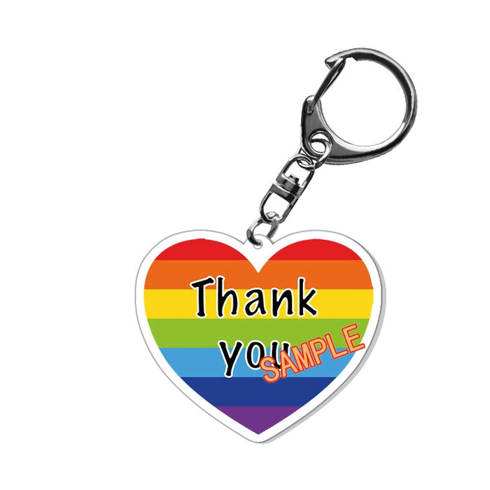 Jewelry WholesaleWholesale Pride Day LGBT Acrylic Keychain MOQ≥2 JDC-KC-XMY001 Keychains 星漫语 %variant_option1% %variant_option2% %variant_option3%  Factory Price JoyasDeChina Joyas De China