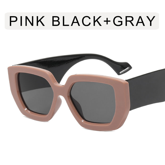 Wholesale Contrast Sunglasses Personality Polygon Modern MOQ≥2 JDC-SG-BoH002