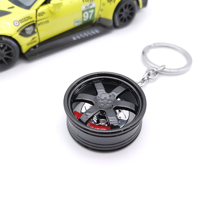 Wholesale Brake Hub Zinc Alloy Car Keychain MOQ≥2 JDC-KC-WeiJ003