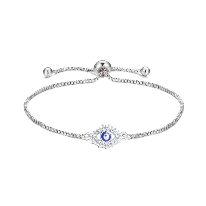 Wholesale Bracelet Alloy Evil Eye Lucky Guardian Bracelet MOQ≥2 JDC-BT-XiaoM011