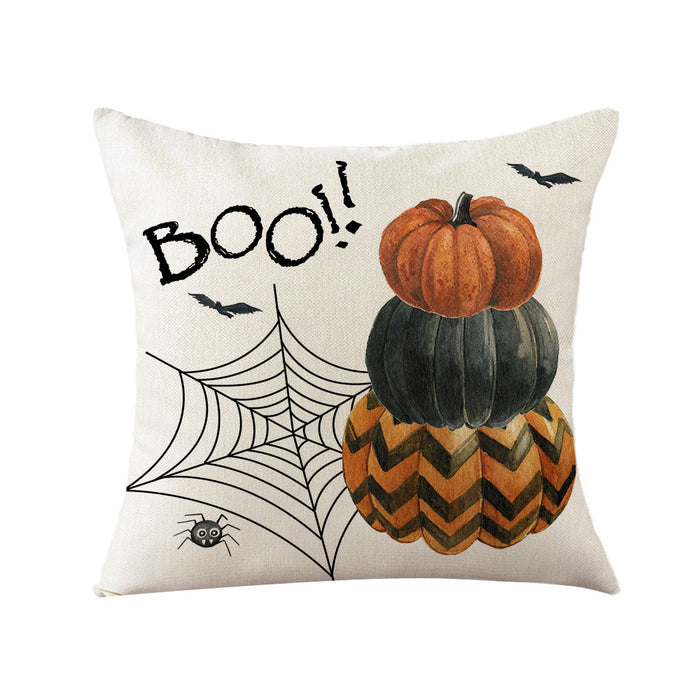 Wholesale Pillowcase Linen Without Pillow Print Halloween MOQ≥2 JDC-PW-Jinze004