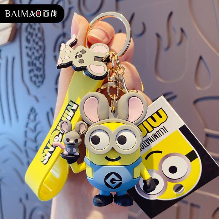 Wholesale Minions Zodiac Keychain Creative Exquisite and Cute JDC-KC-BaiM040