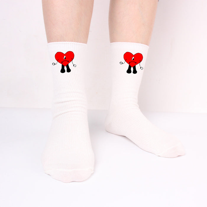 Wholesale Socks Cotton Cute Cartoon Embroidery Socks (F) JDC-SK-WDM001