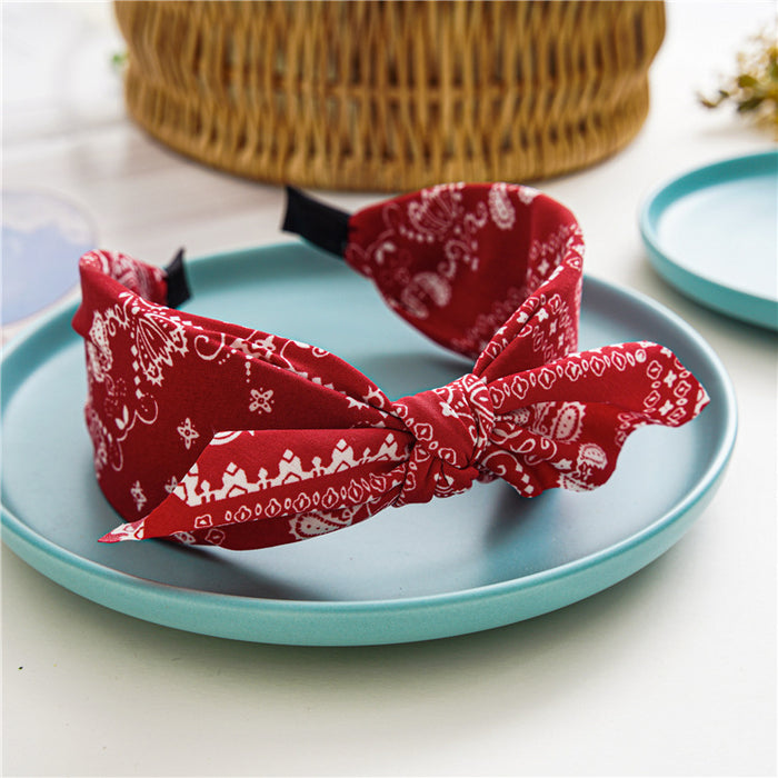 Wholesale Headband Fabric Bow JDC-HD-ST001