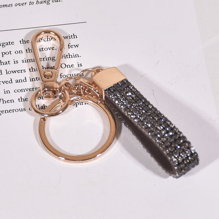 Jewelry WholesaleWholesale rhinestone lanyard keychain MOQ≥2 JDC-KC-GHui001 Keychains 广汇 %variant_option1% %variant_option2% %variant_option3%  Factory Price JoyasDeChina Joyas De China