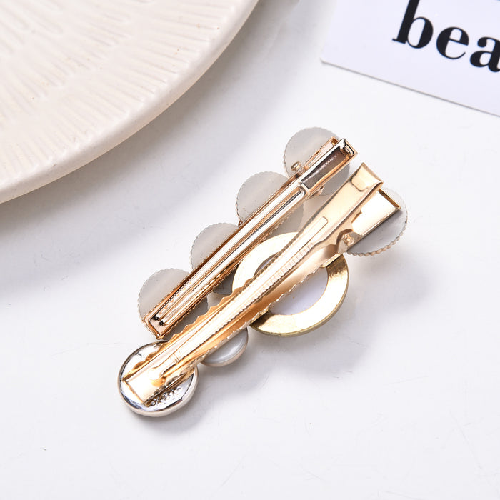 Wholesale cute adult hairpin pearl hairpin women MOQ≥2 JDC-HC-Yisheng001