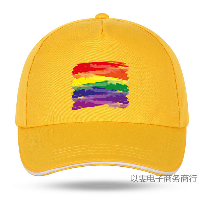 Jewelry WholesaleWholesale Lgbt Rainbow Baseball Cap Gay Sports Hat JDC-FH-YWen001 Fashionhat 以雯 %variant_option1% %variant_option2% %variant_option3%  Factory Price JoyasDeChina Joyas De China