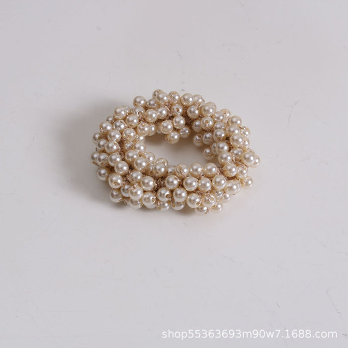 Wholesale Simple Braided Beaded Head Rope Hair Ring JDC-HS-TengH002