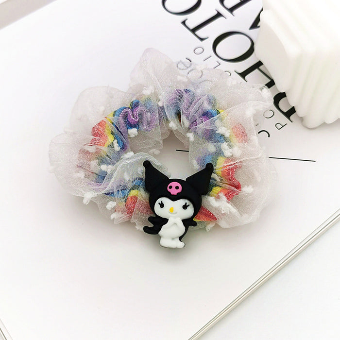 Wholesale cute card hair accessories large intestine ring head rope MOQ≥2 JDC-HS-SXD008