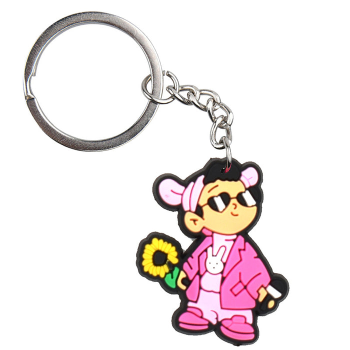 Wholesale Keychains PVC Cute Cartoon Anime(M) MOQ≥10 JDC-KC-BZYH003