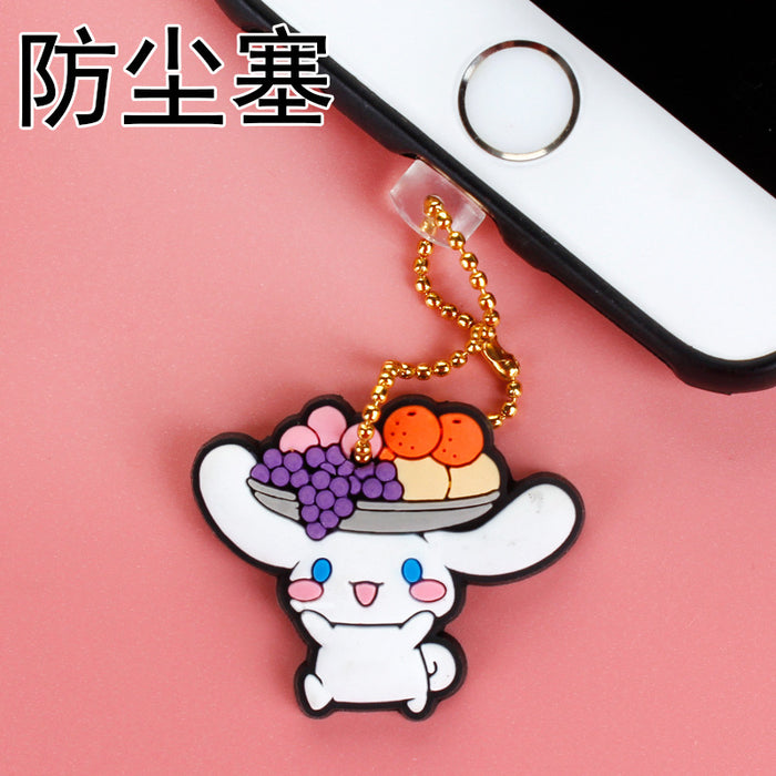 Wholesale Mobile Phone Dust Plug PVC Cute Cartoon Pendant MOQ≥3 (S) JDC-PC-ZhongJ001