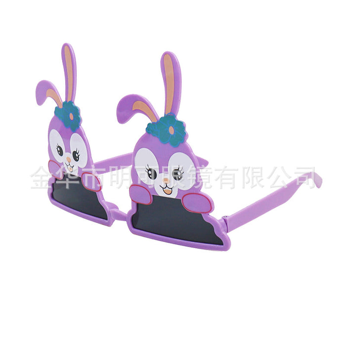 Jewelry WholesaleWholesale cartoon bunny ears birthday funny glasses JDC-SG-MingK010 Sun Glasses 明可 %variant_option1% %variant_option2% %variant_option3%  Factory Price JoyasDeChina Joyas De China