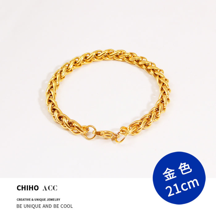 Jewelry WholesaleWholesale keel titanium steel flower basket bracelet JDC-BT-ZhangM003 Bracelet 展梦 %variant_option1% %variant_option2% %variant_option3%  Factory Price JoyasDeChina Joyas De China