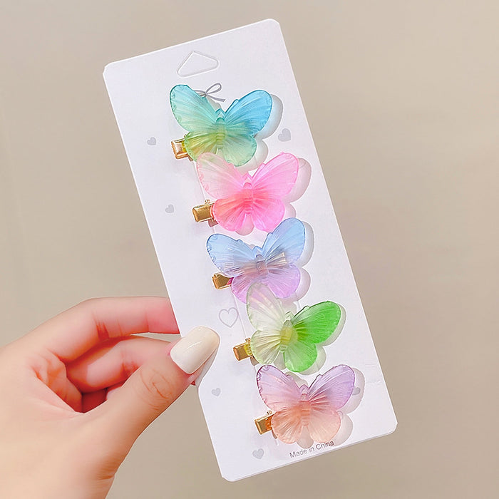 Jewelry WholesaleWholesale gradient color butterfly hair clip broken hair bang clip JDC-HC-I407 Hair Clips 溪南 %variant_option1% %variant_option2% %variant_option3%  Factory Price JoyasDeChina Joyas De China