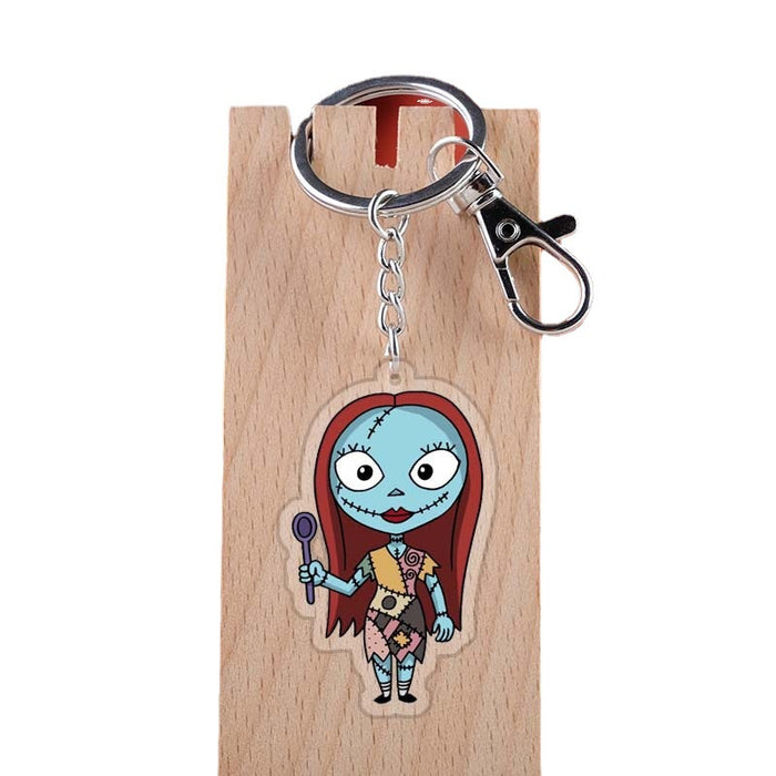 Wholesale Keychains Acrylic Double Sided Clear Skull Jay MOQ≥2 JDC-KC-KaMan005