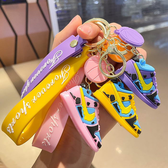 Jewelry WholesaleWholesale fashion silicone shoes keychain (F) JDC-KC-FeiRun052 Keychains 飞润 %variant_option1% %variant_option2% %variant_option3%  Factory Price JoyasDeChina Joyas De China