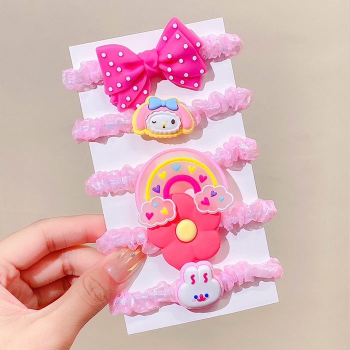 Wholesale cloth cartoon cute large intestine hair rope JDC-HS-RXi005