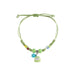 Jewelry WholesaleWholesale green beaded bell length adjustable braid bracelet JDC-BT-E274 Bracelet 奈珠 %variant_option1% %variant_option2% %variant_option3%  Factory Price JoyasDeChina Joyas De China