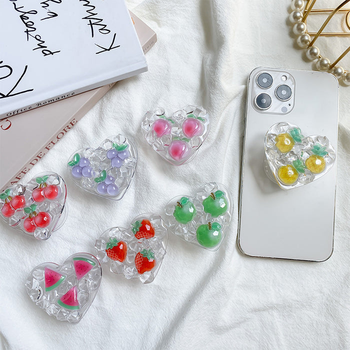 Wholesale Grips Fruit Heart Phone Holder Mobile Phone Holder JDC-PS-Baiying015