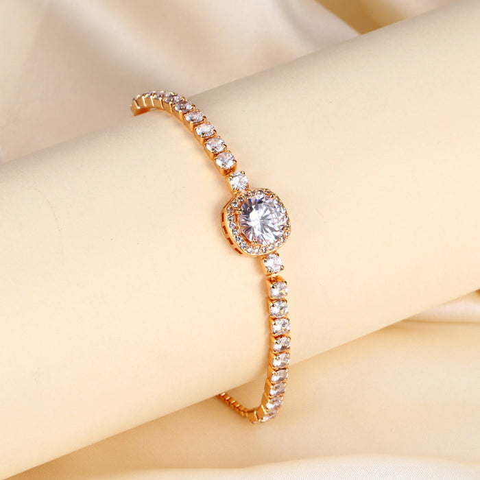 Wholesale Bracelet Copper Rhinestone Classic adjustable JDC-BT-BLX014