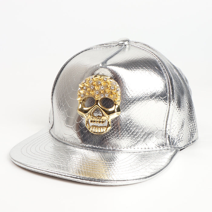 Wholesale Crocodile Pattern PU Leather Baseball Cap Hip Hop Skull JDC-FH-LLan003