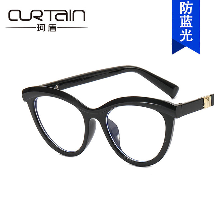 Wholesale cat eye sunglasses eyebrow retro personality concave shape JDC-SG-KD168