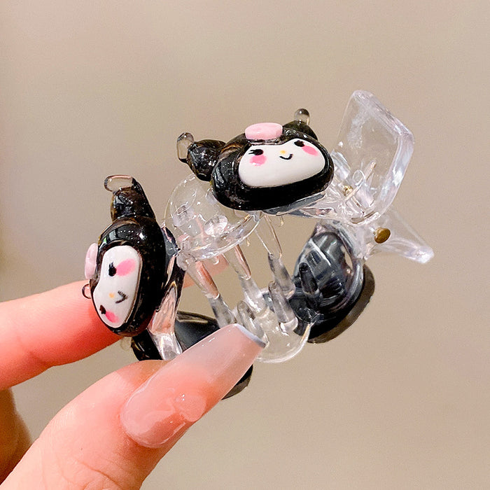 Wholesale hair clips acrylic children's ponytail hair clip MOQ≥2 JDC-HC-MingGe001