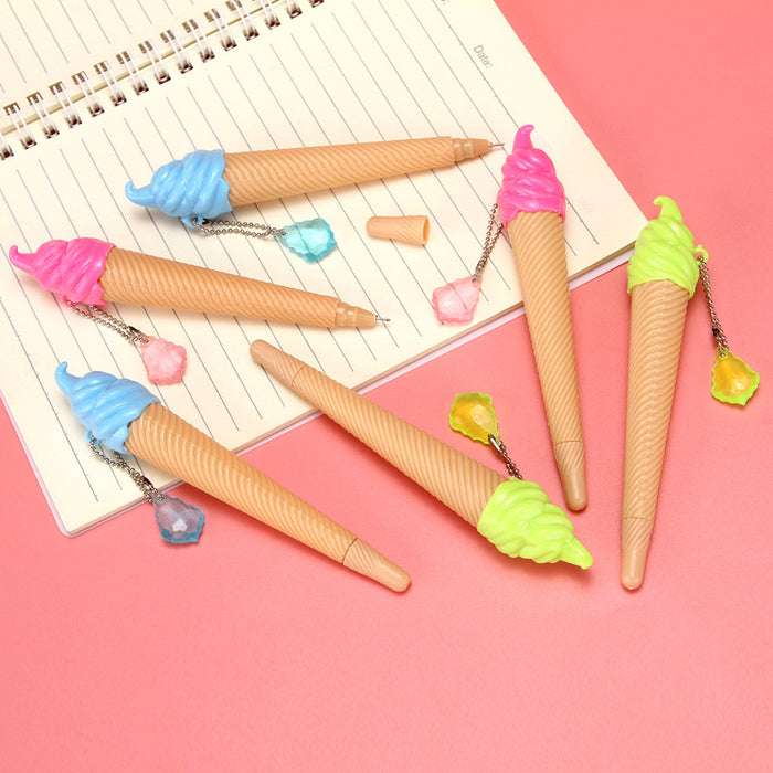 Wholesale Random Cartoon Plastic Ice Cream Ballpoint Pen MOQ≥2 JDC-BP-XHZ006