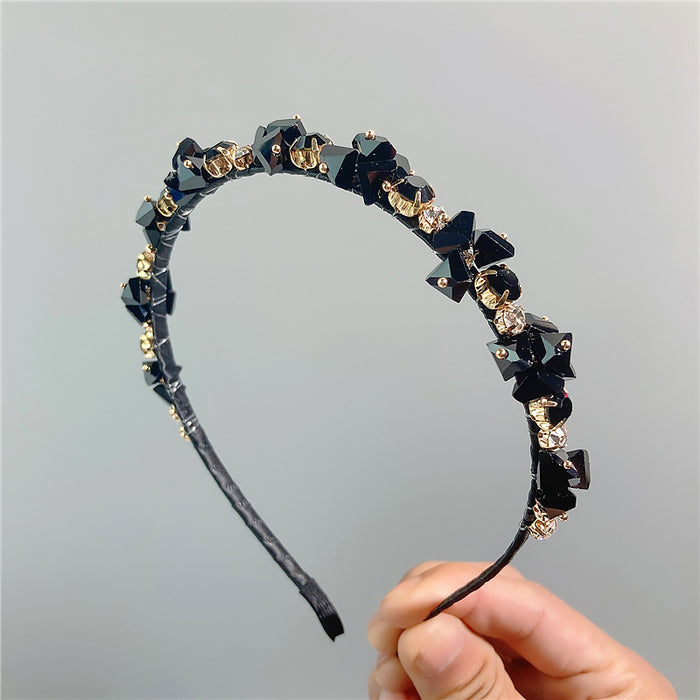 Jewelry WholesaleWholesale crystal rhinestone hair band JDC-HD-ZC010 Headband 智承 %variant_option1% %variant_option2% %variant_option3%  Factory Price JoyasDeChina Joyas De China