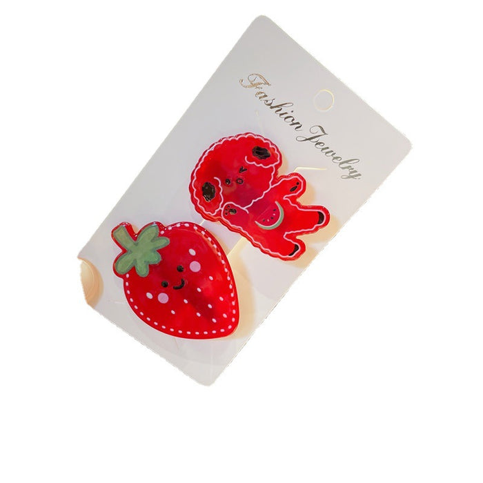 Wholesale Hair Clips Acrylic Cute Child MOQ≥2 JDC-HC-CLie001