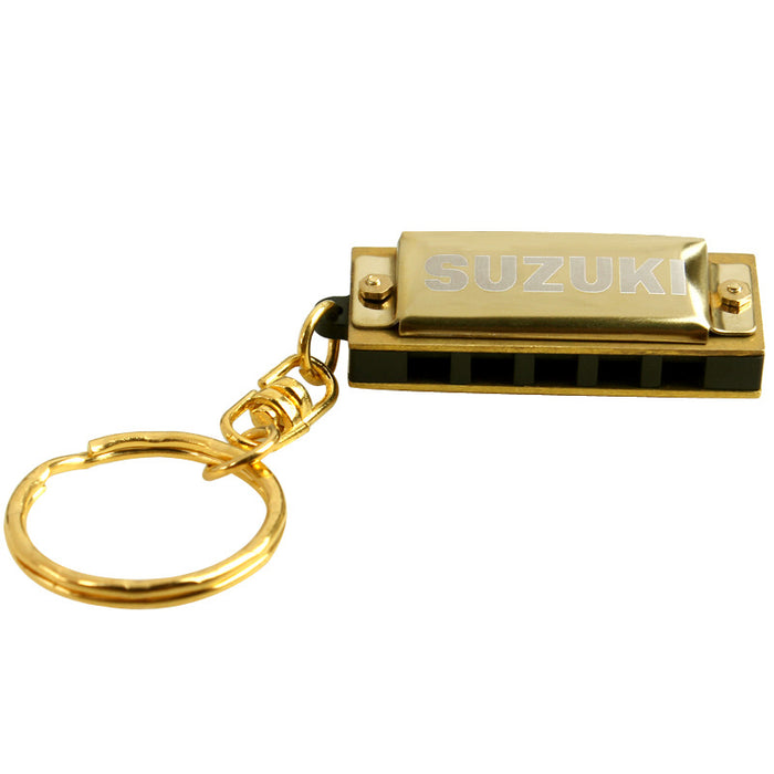 Wholesale Mini Keychain Small Mouth Gold Children's Harmonica JDC-KC-YNa001