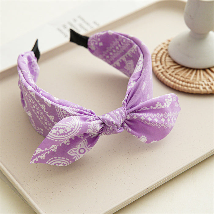 Wholesale Headband Fabric Bow JDC-HD-ST001