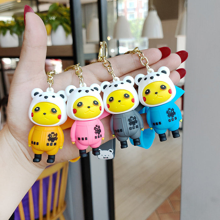 Wholesale cartoon creative cross-dressing keychain pendant JDC-KC-JianH005